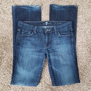 7FAM "A" Pocket Bootcut Jean Size 28